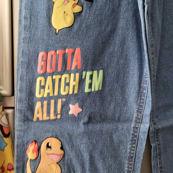 Pokémon Jeans And Sweatshirt Bundle NWT Girls -  10/12 - Picture 3 of 8